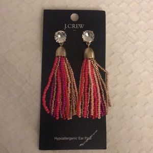 NWT J Crew beaded earrings
